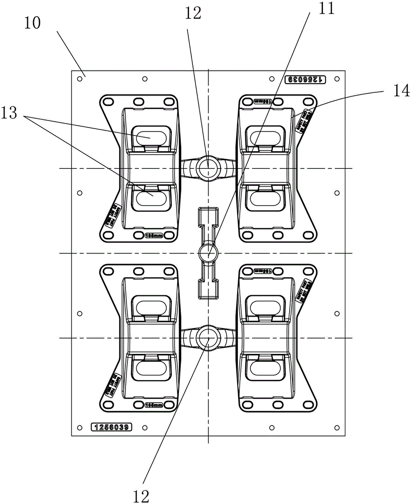 Height-limit feeding process for bearing seat