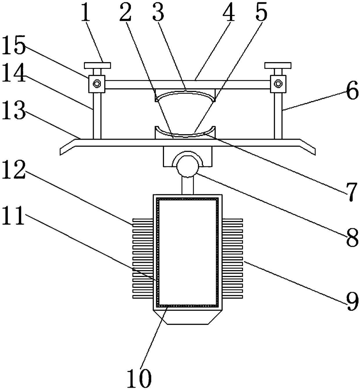 Passenger flow statistics intelligent all-in-one machine capable of prolonging service life