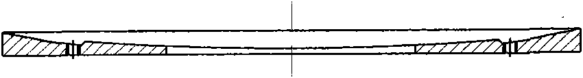 Closing-in and forming stamping die for close over of automobile fuel tank