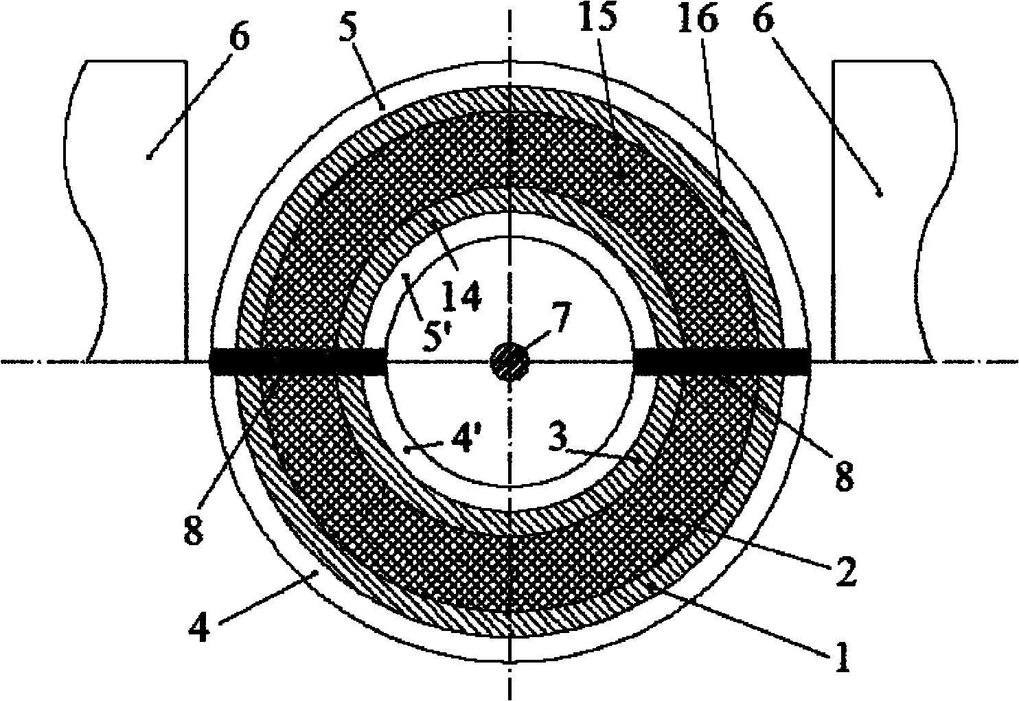 Rotary magnetic refrigeration device and application thereof