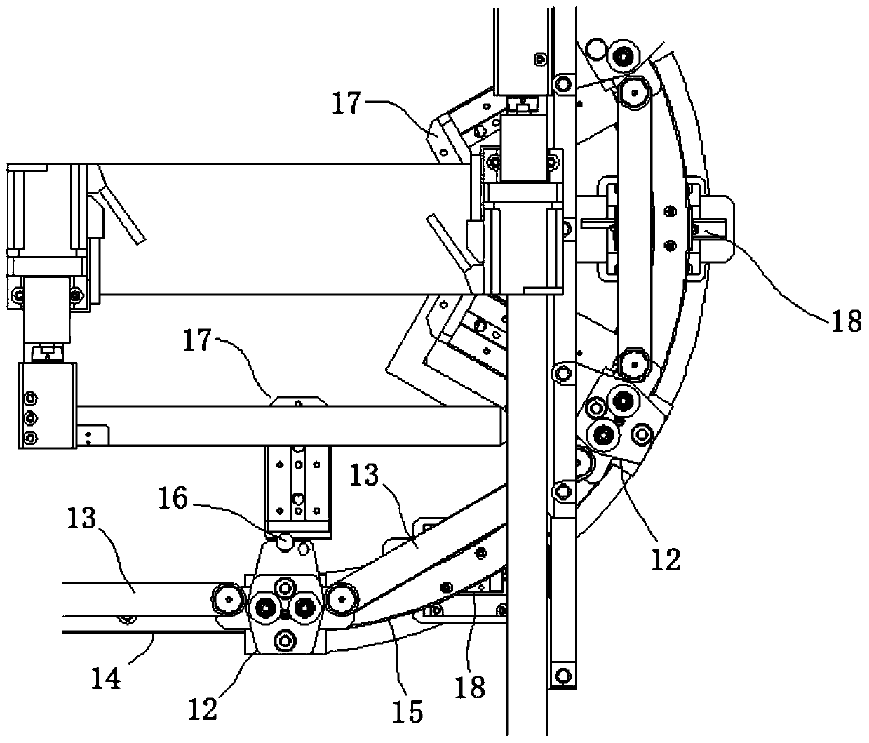 Lens assembling machine