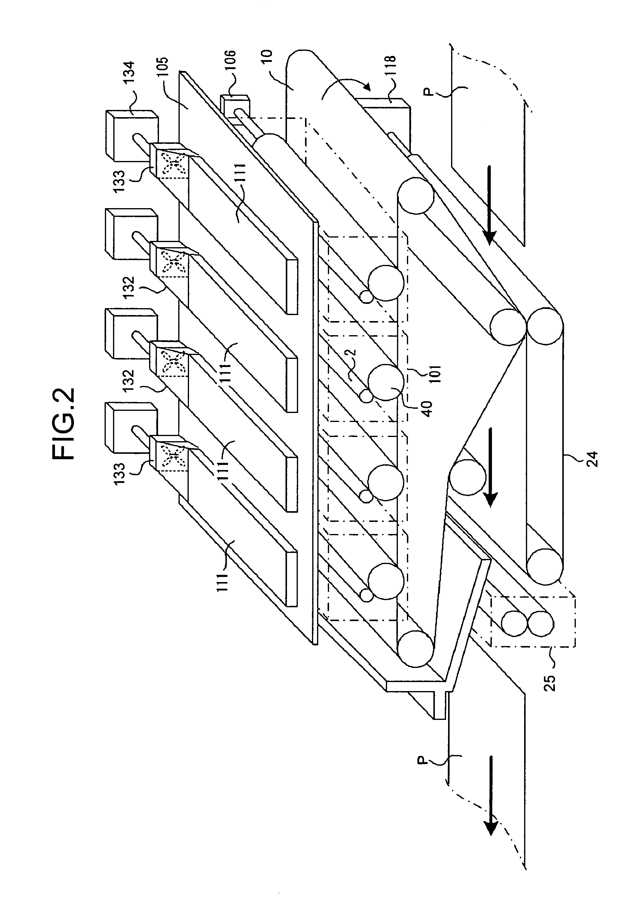 Heat exhaustion apparatus and image forming apparatus using same