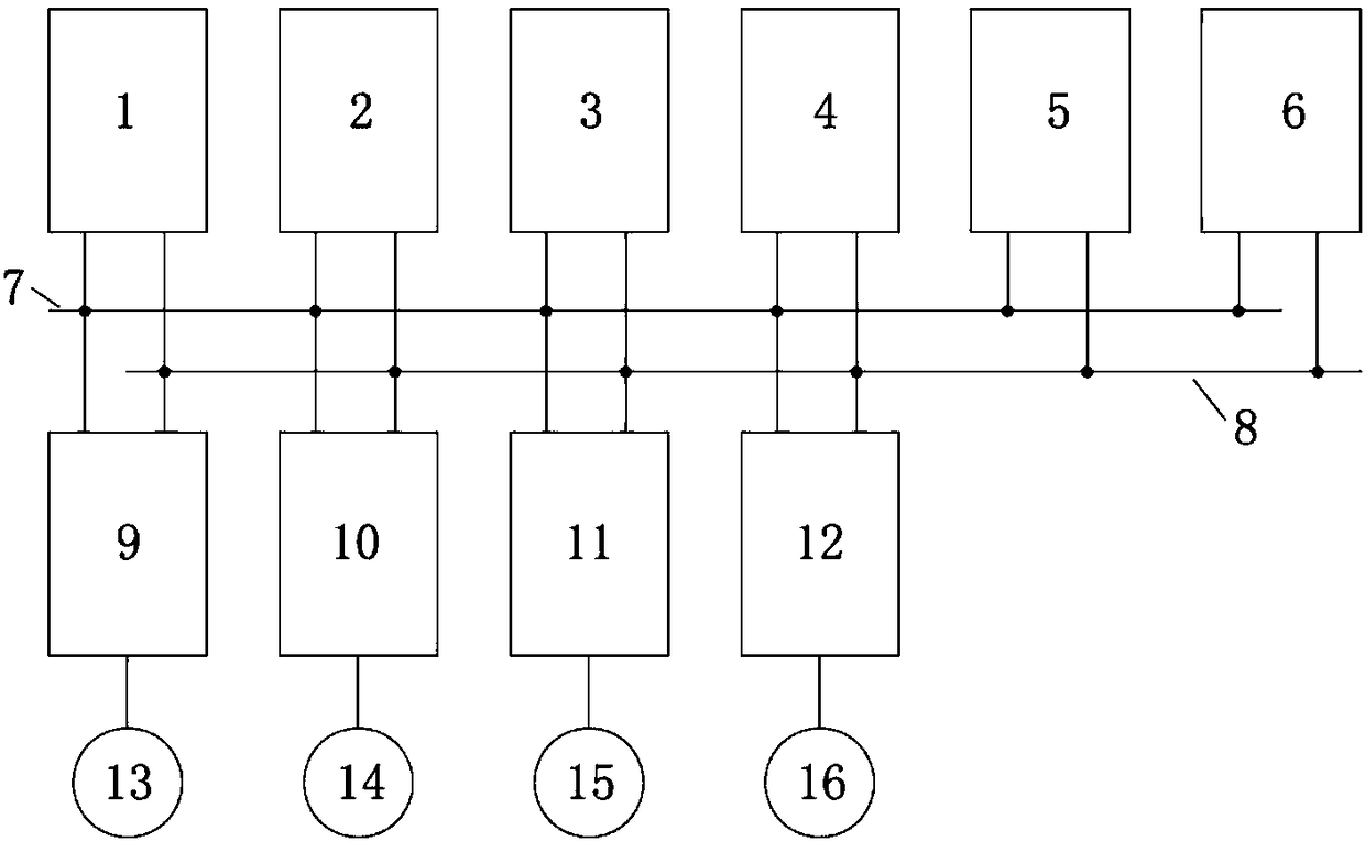 Uranium enrichment specialized one-station type intermediate-frequency power supply