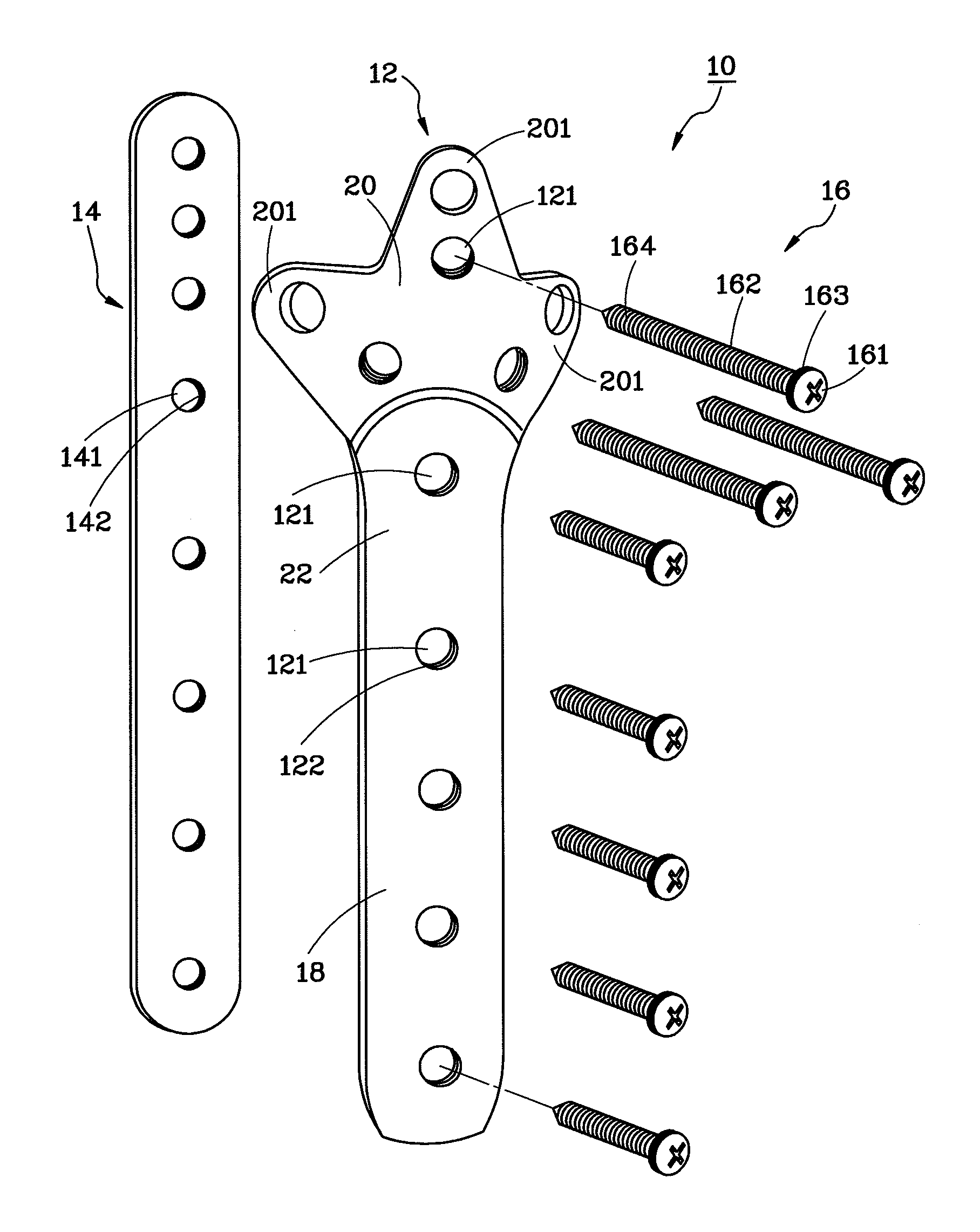 Interlocking bone plate system