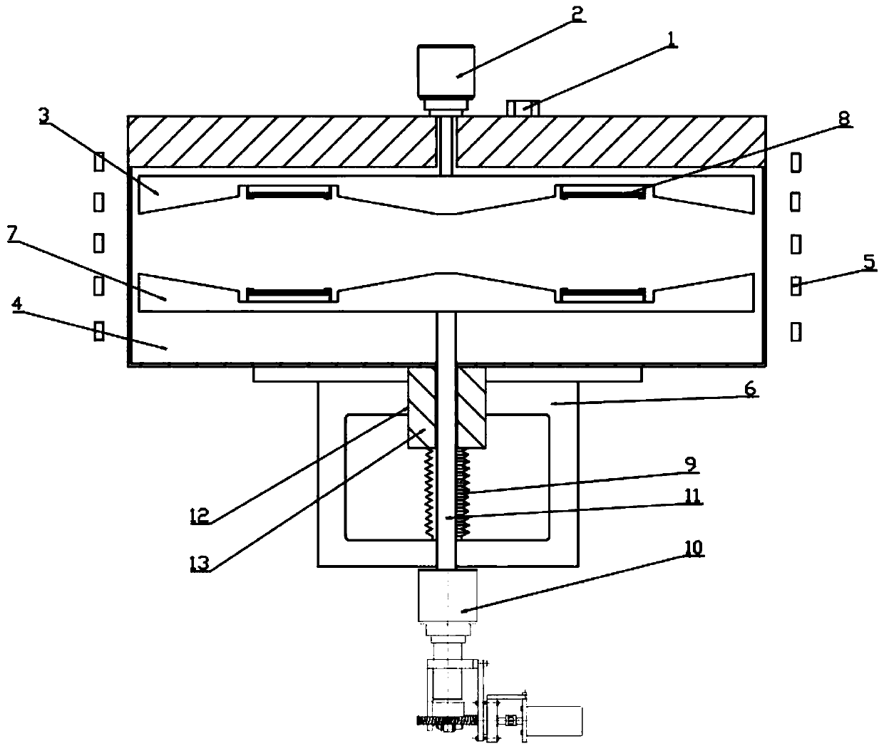 Chemical vapor deposition epitaxy device and method for preparing PVT method AlN seed crystals