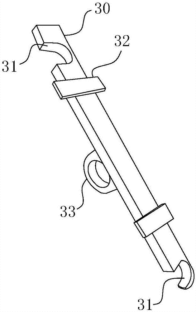 Quick-release-type PC wallboard mold with integral mold-in function of steel reinforcement framework