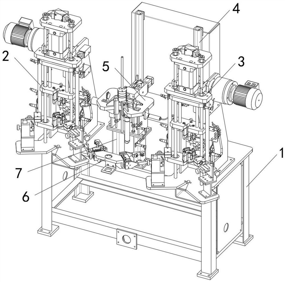 A spot welding fixing mechanism and method for intelligent robot tooling processing