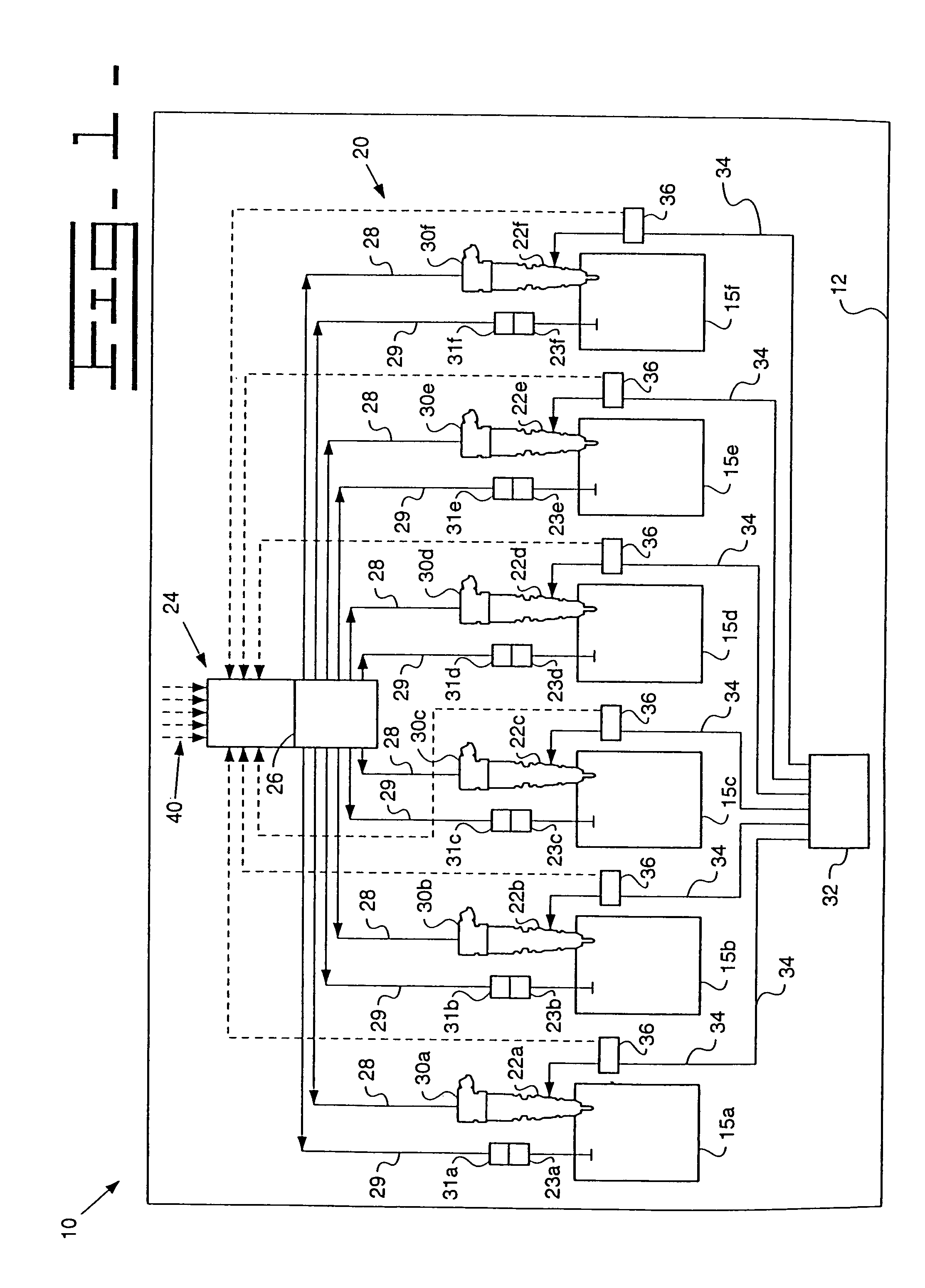 Determination of fuel injector performance in chassis