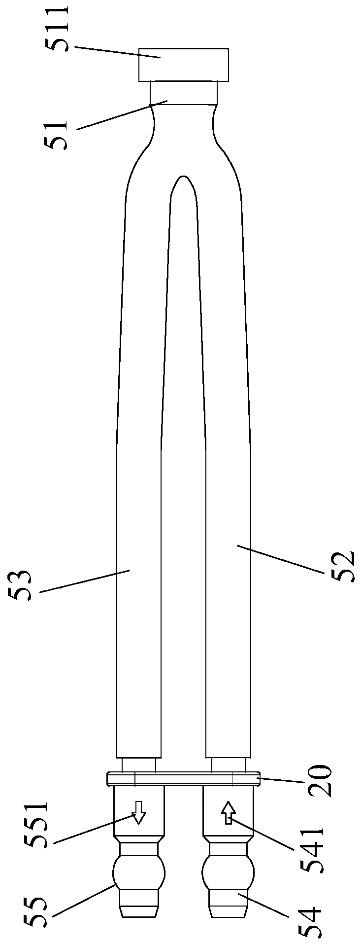 Normally-closed suction flusher for endoscopic surgery and using method thereof