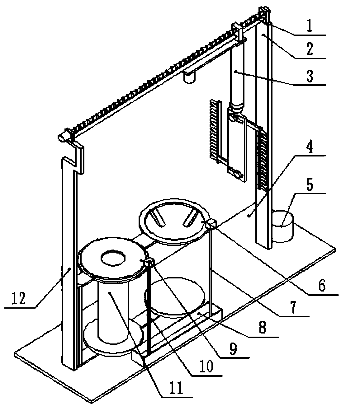 Automatic water purifier inner wall cleaning device