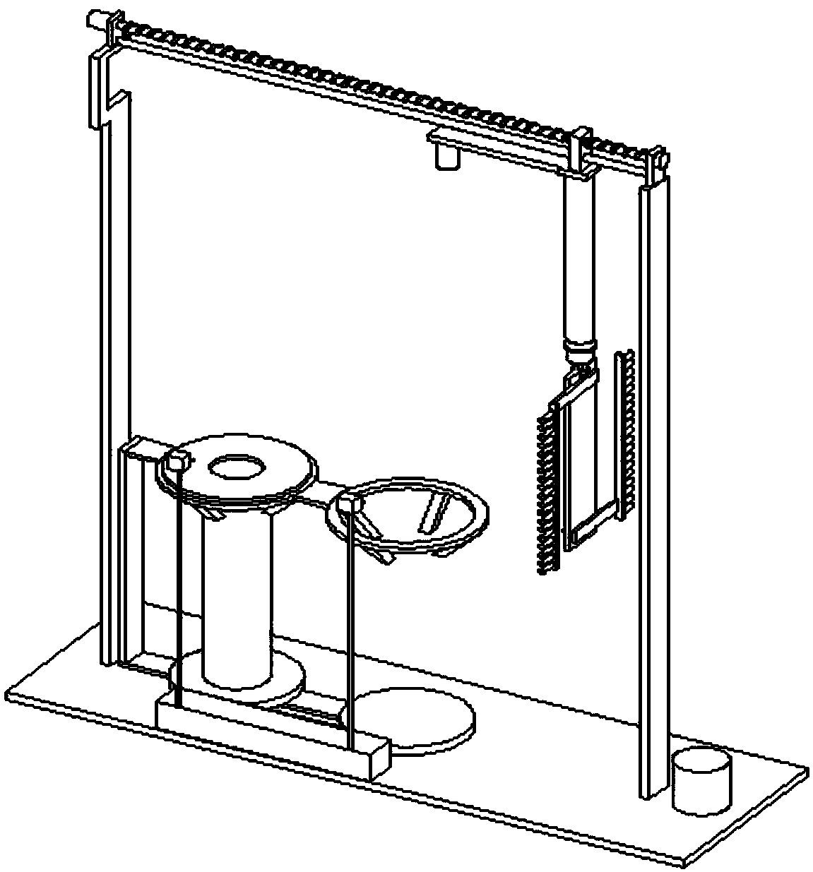 Automatic water purifier inner wall cleaning device