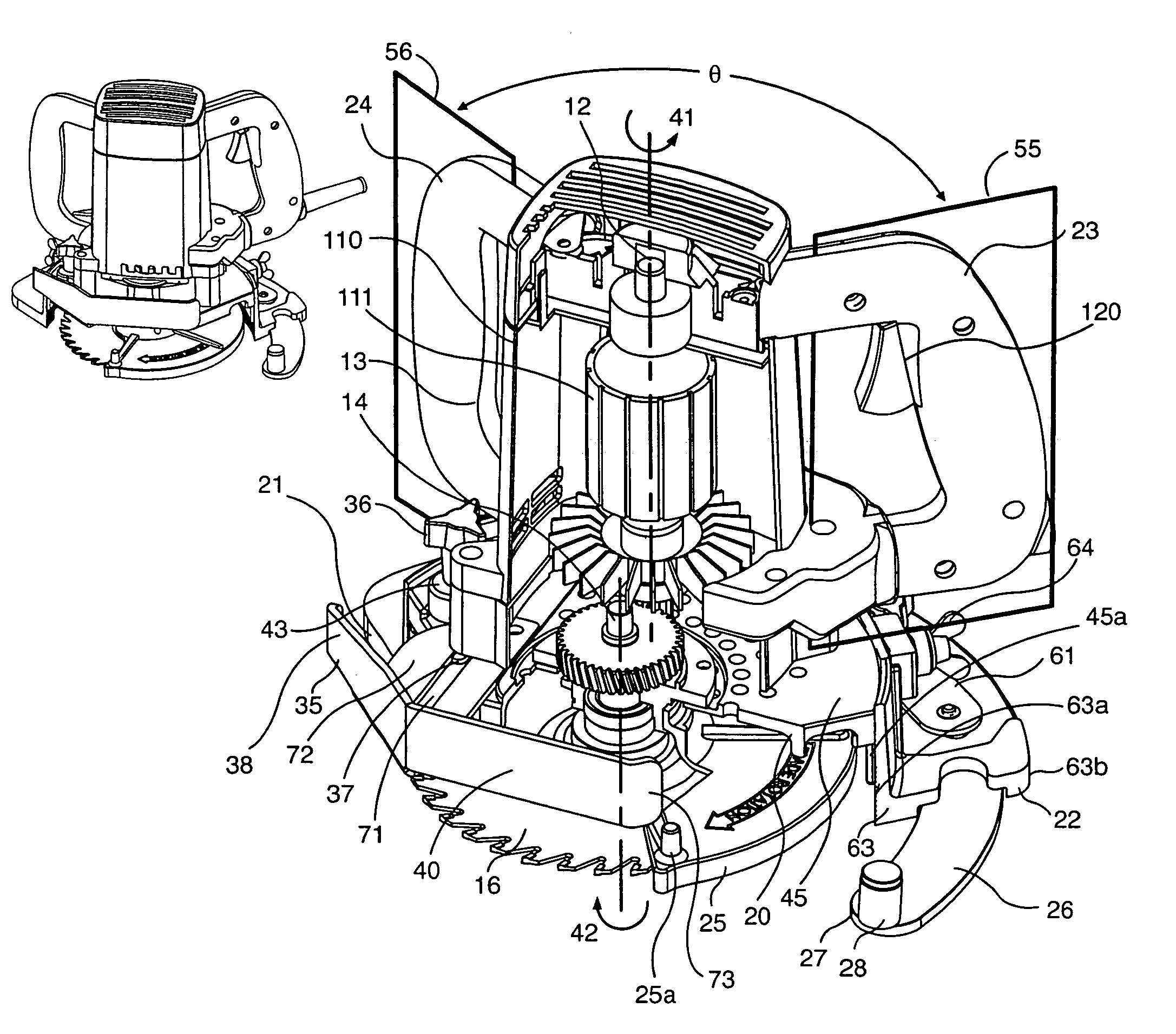 Undercut saw