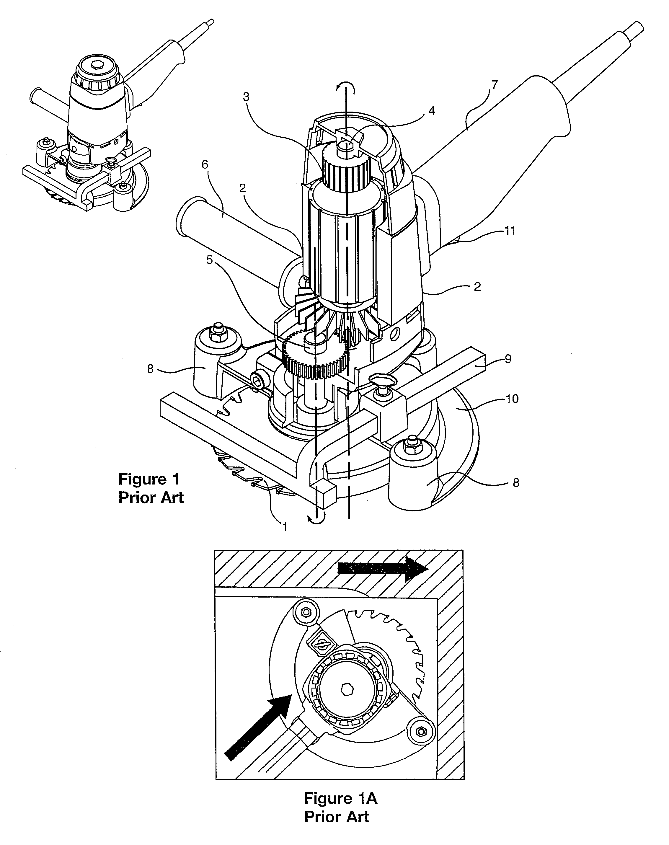 Undercut saw