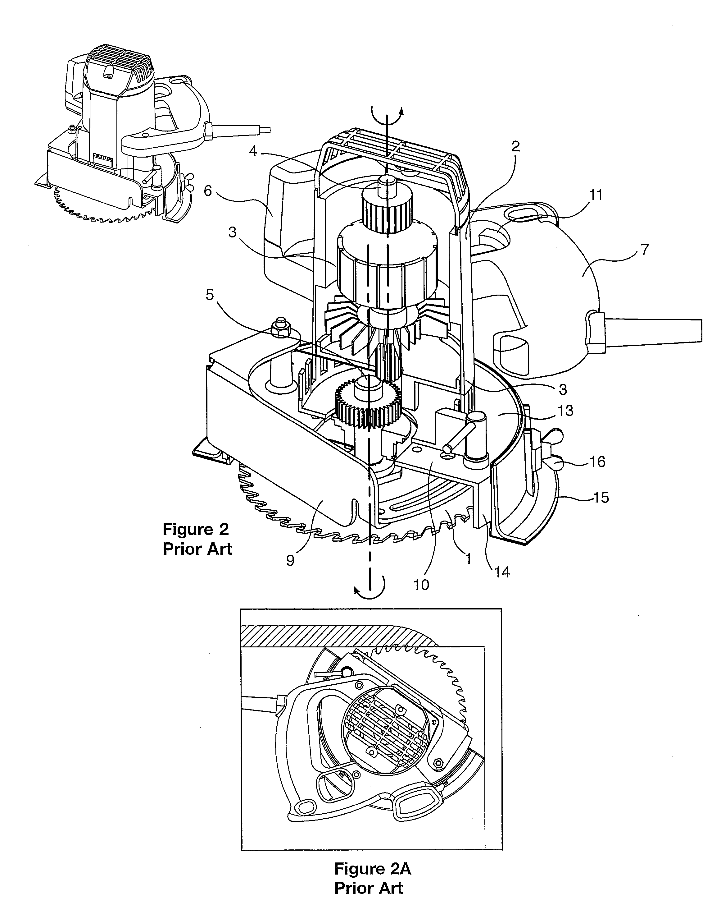 Undercut saw