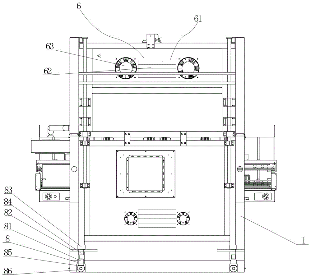 Movable automatic vertical oven