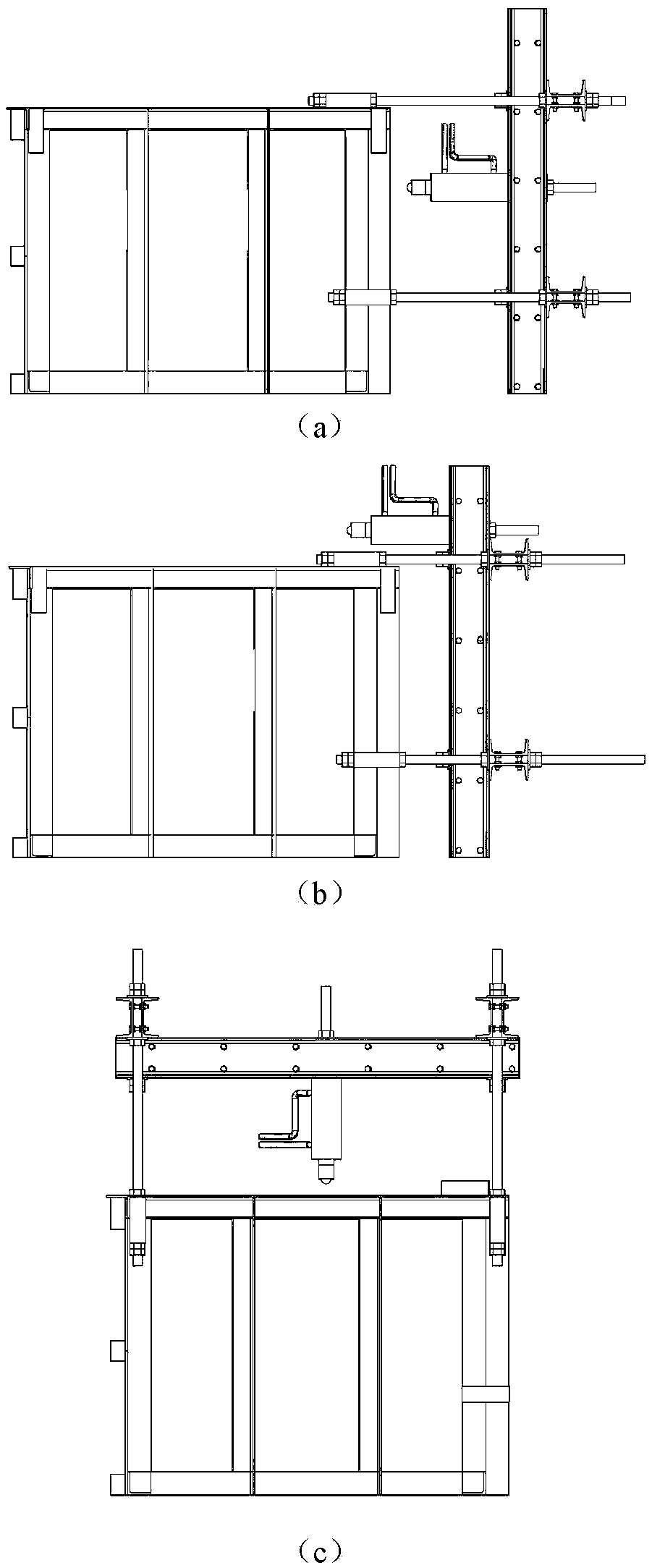 Indoor model test method for side slopes or landslides