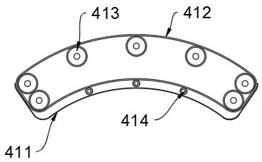 Deviation rectifying method and equipment for amorphous strip processing device