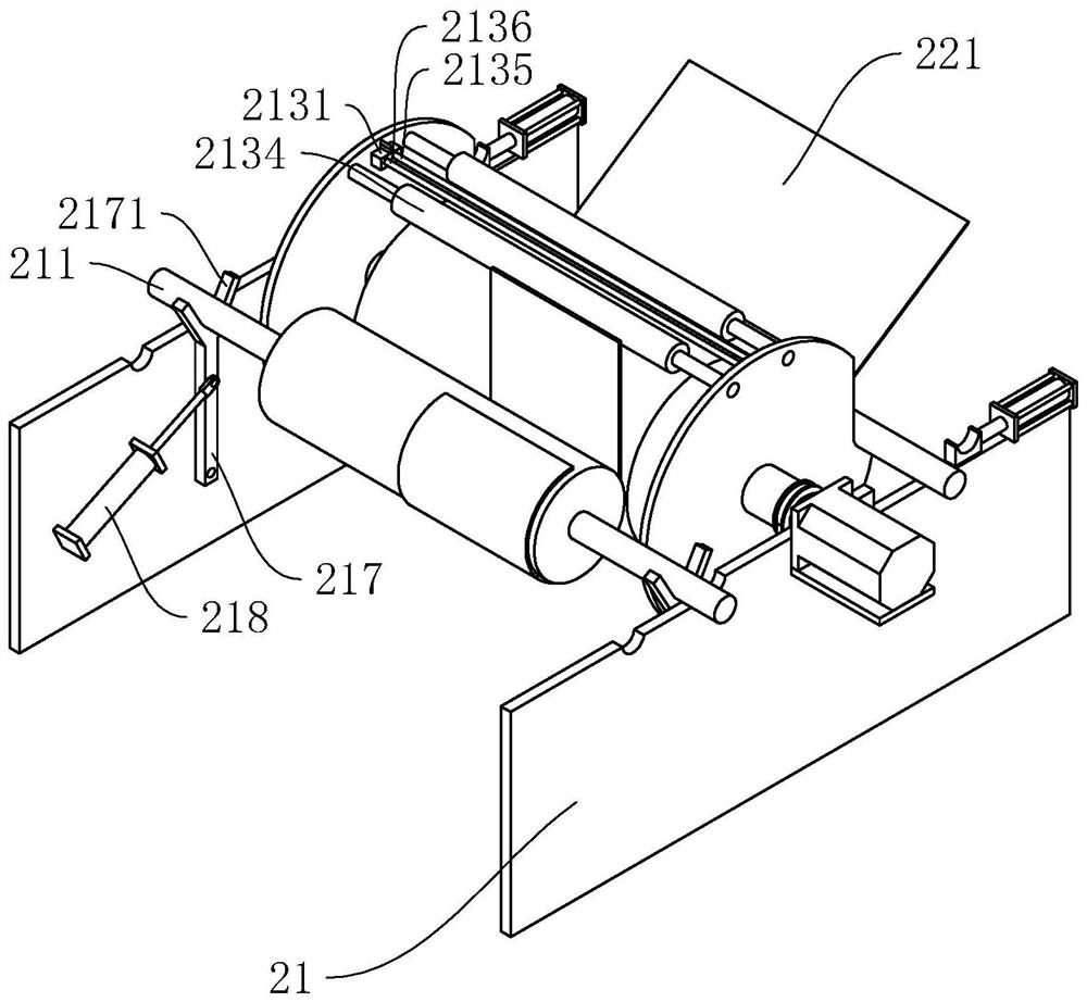 Thin film packaging device and thin film rolling and packaging integrated equipment