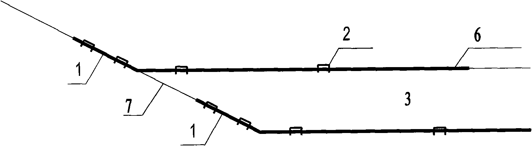 Method for treating expansive soil channel side slopes with geogrid