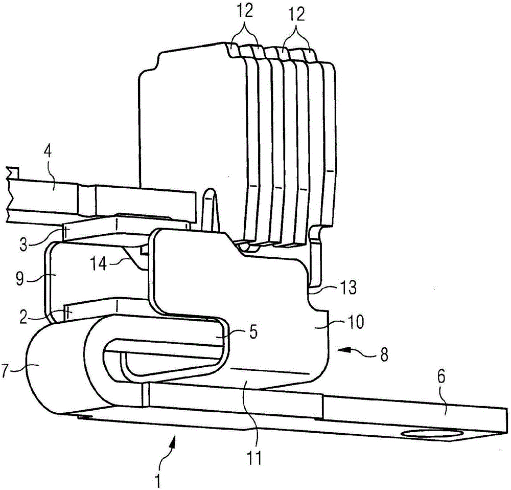 Switching device comprising an electromagnetic arc driving mechanism