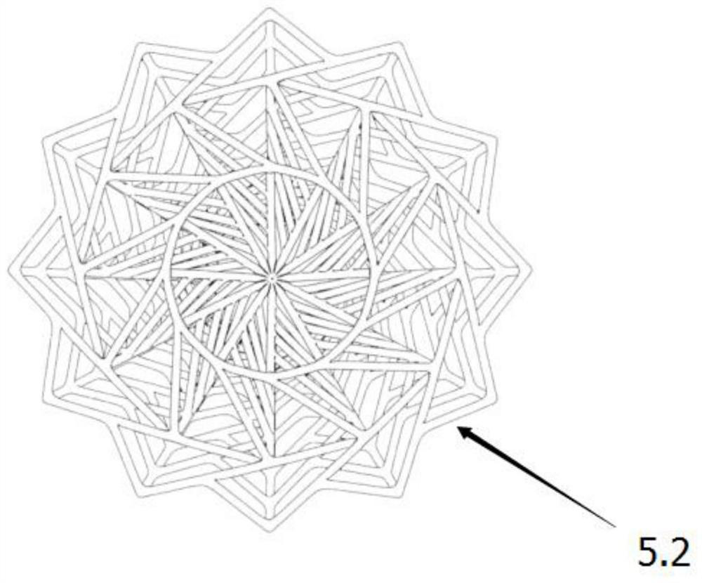 Shuttlecock with customizable structure and method for photocuring 3D printing of shuttlecock