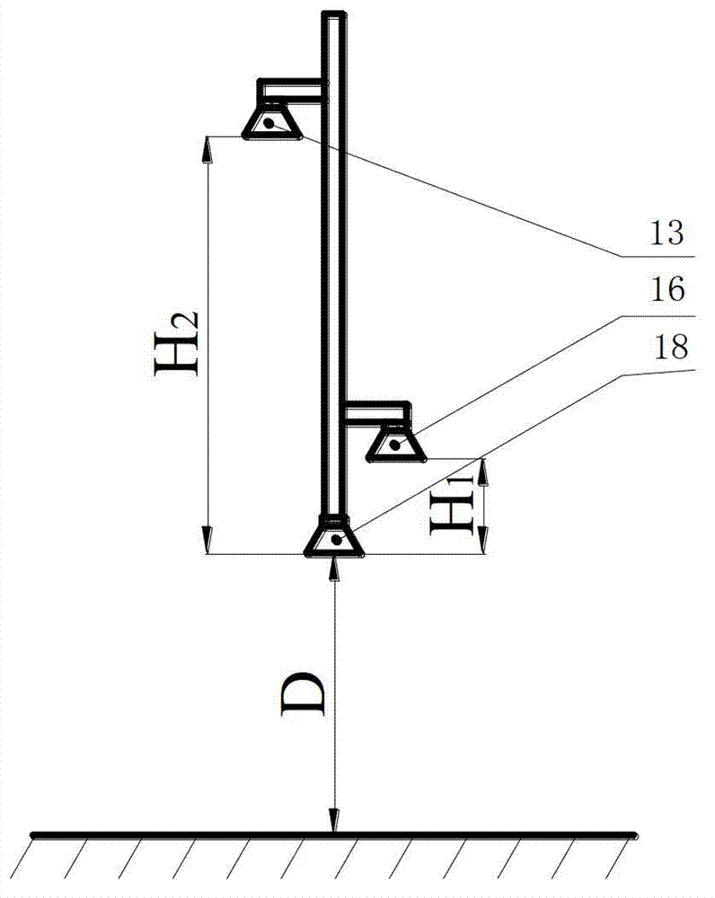 Monitoring method for subgrade settlement, and device thereof