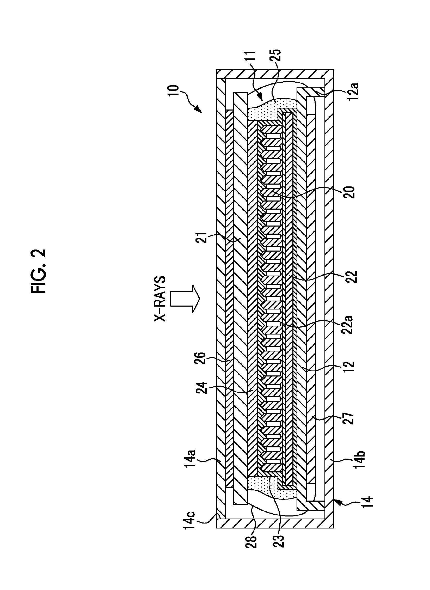 Radiological image detection apparatus and method of manufacturing the same