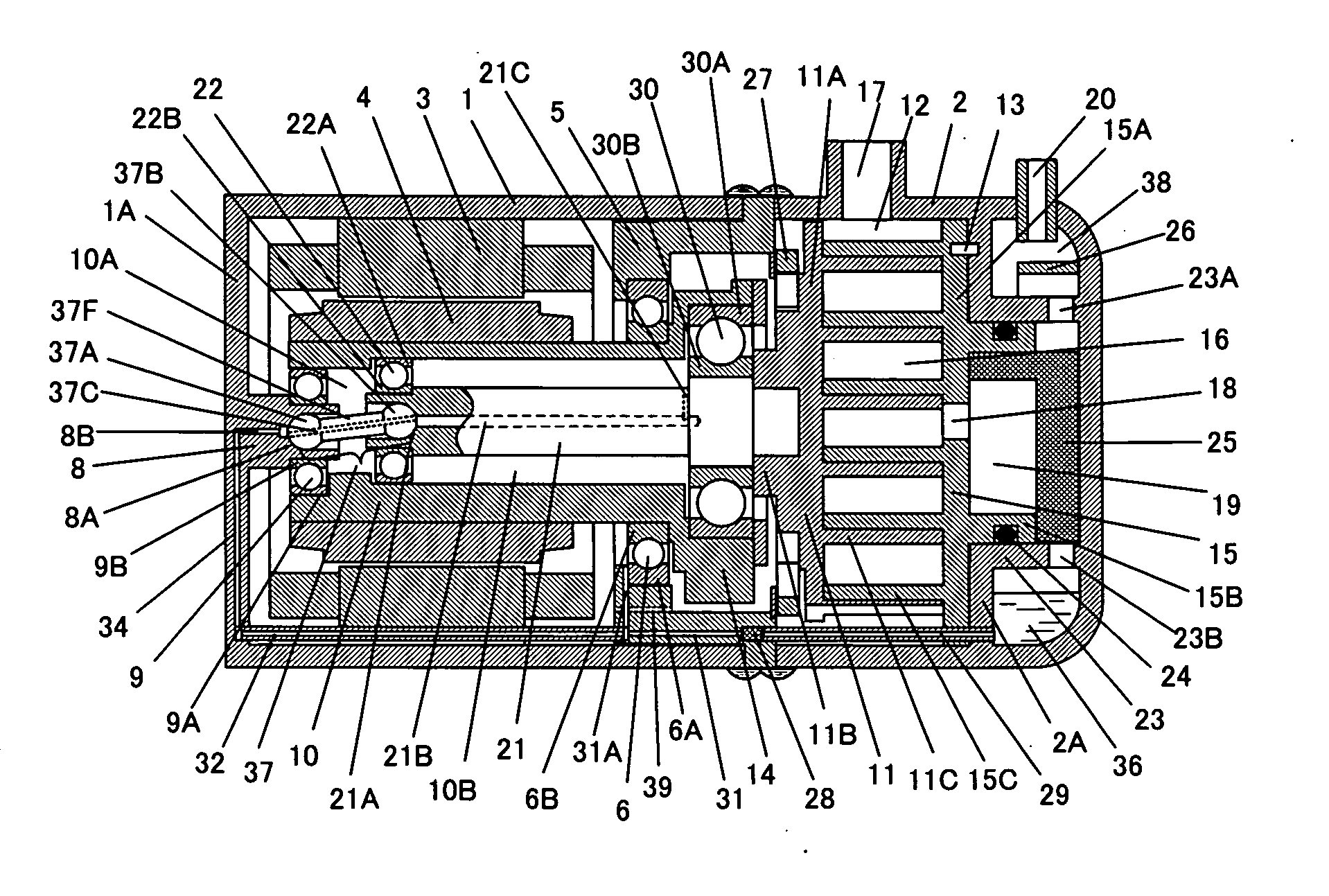 Scroll fluid machine