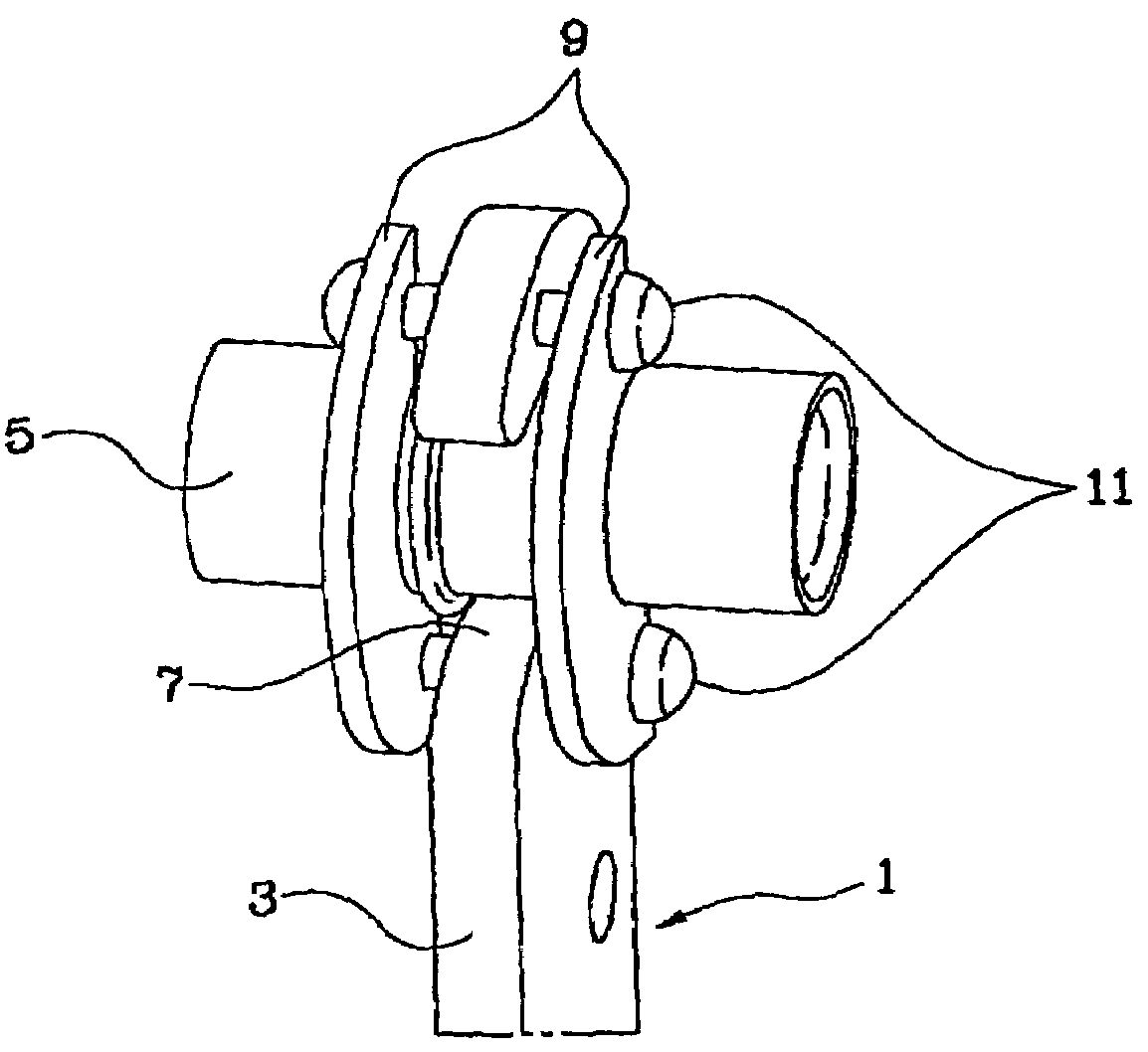 Installation structure of brake pedal