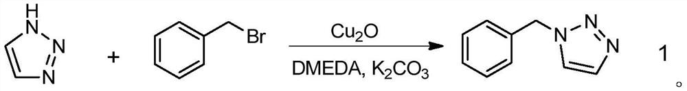 A kind of synthetic method of 1,2,3-triazole derivatives substituted at n1 position