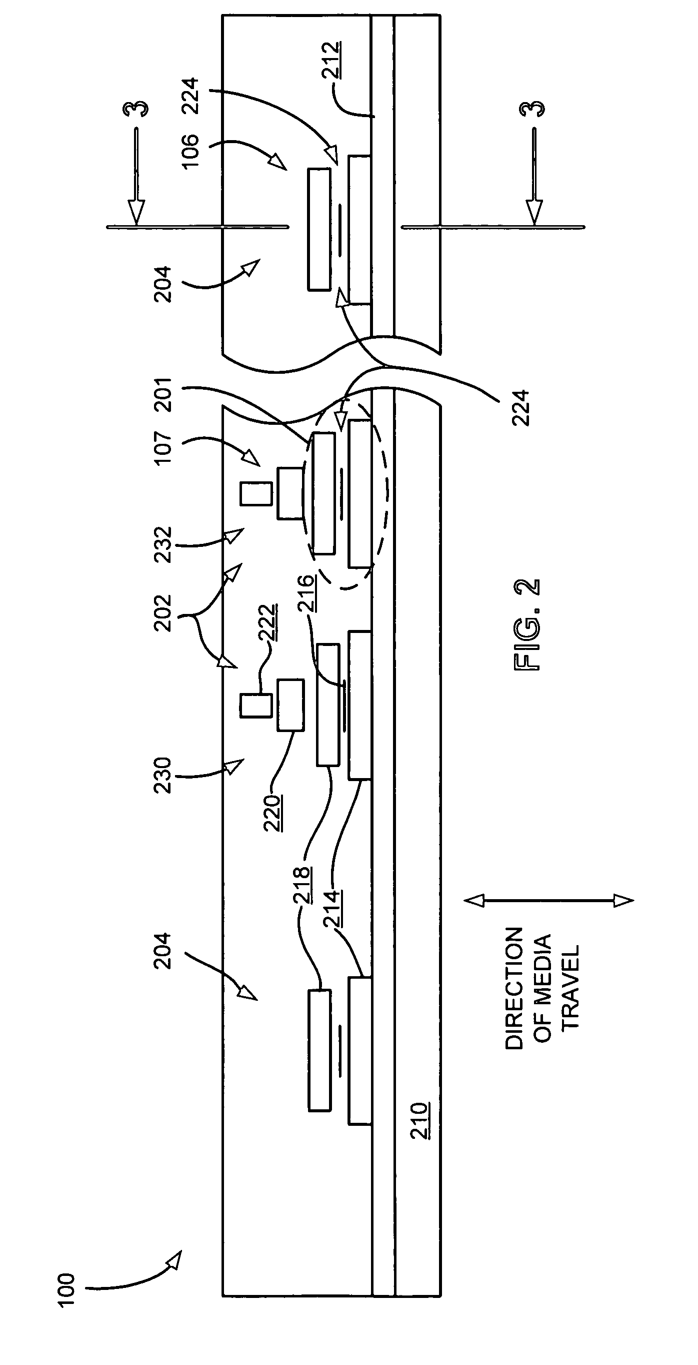 Magnetic head having selectively defined reader gap thicknesses