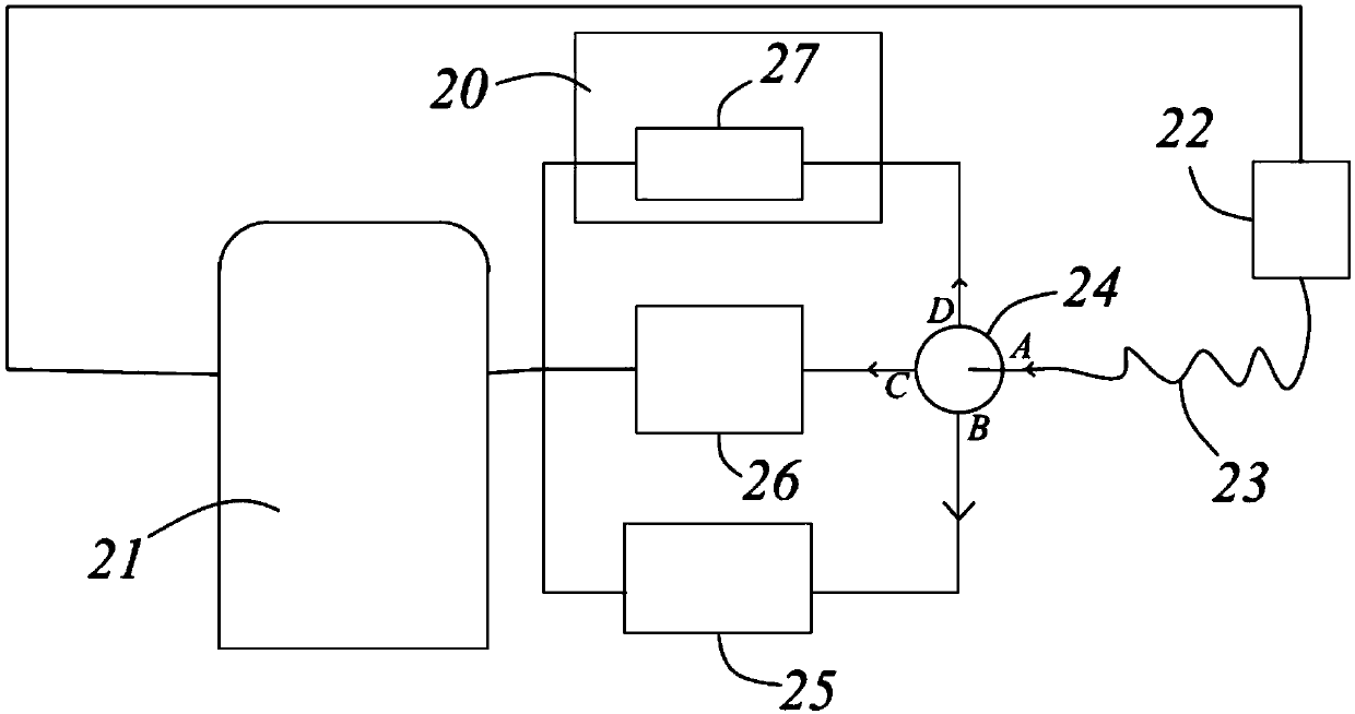 Refrigerator noise reduction refrigeration system and refrigerator with same