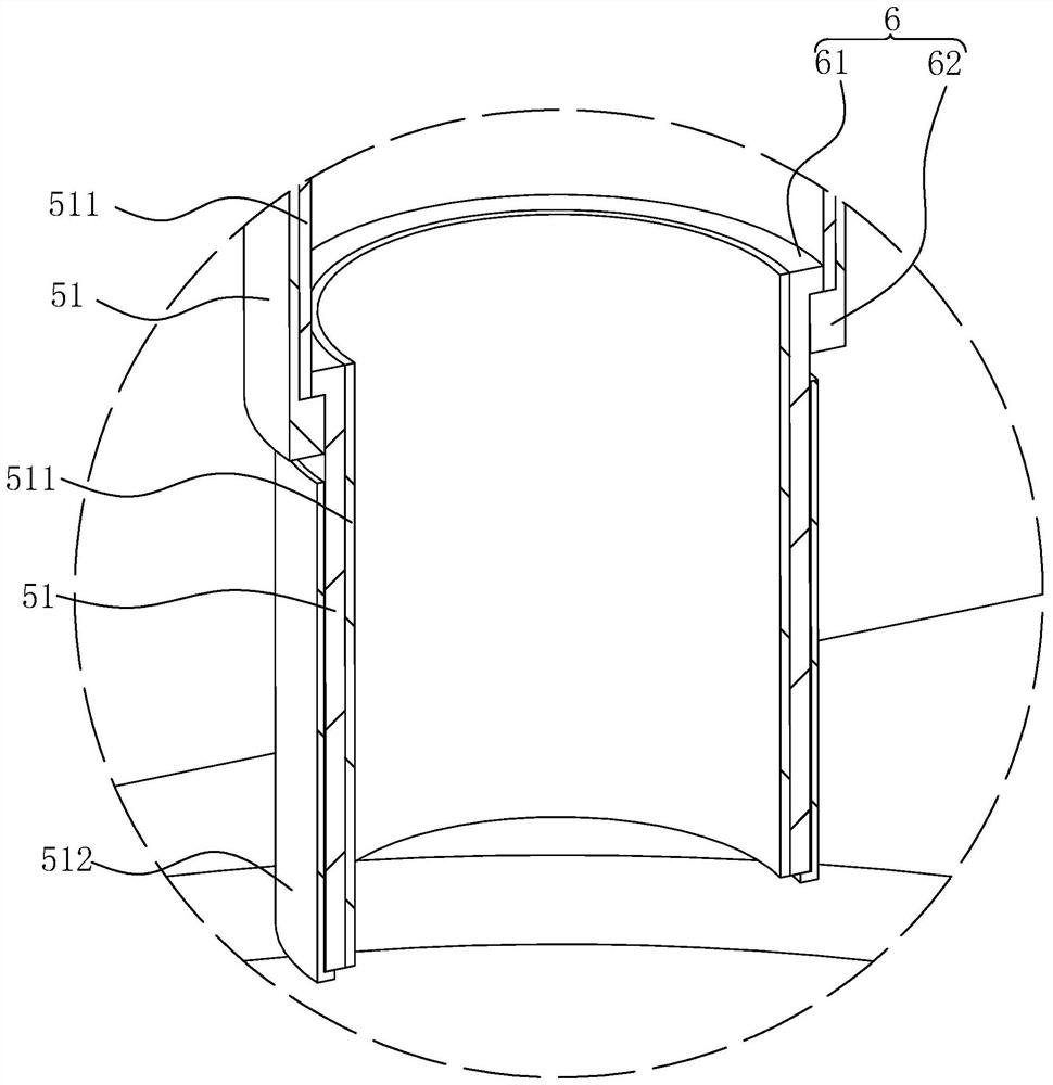 A device and construction method for ensuring that the pile ends of prefabricated piles enter the bearing layer