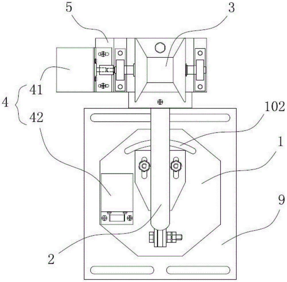 Vibration blunt depth measuring device