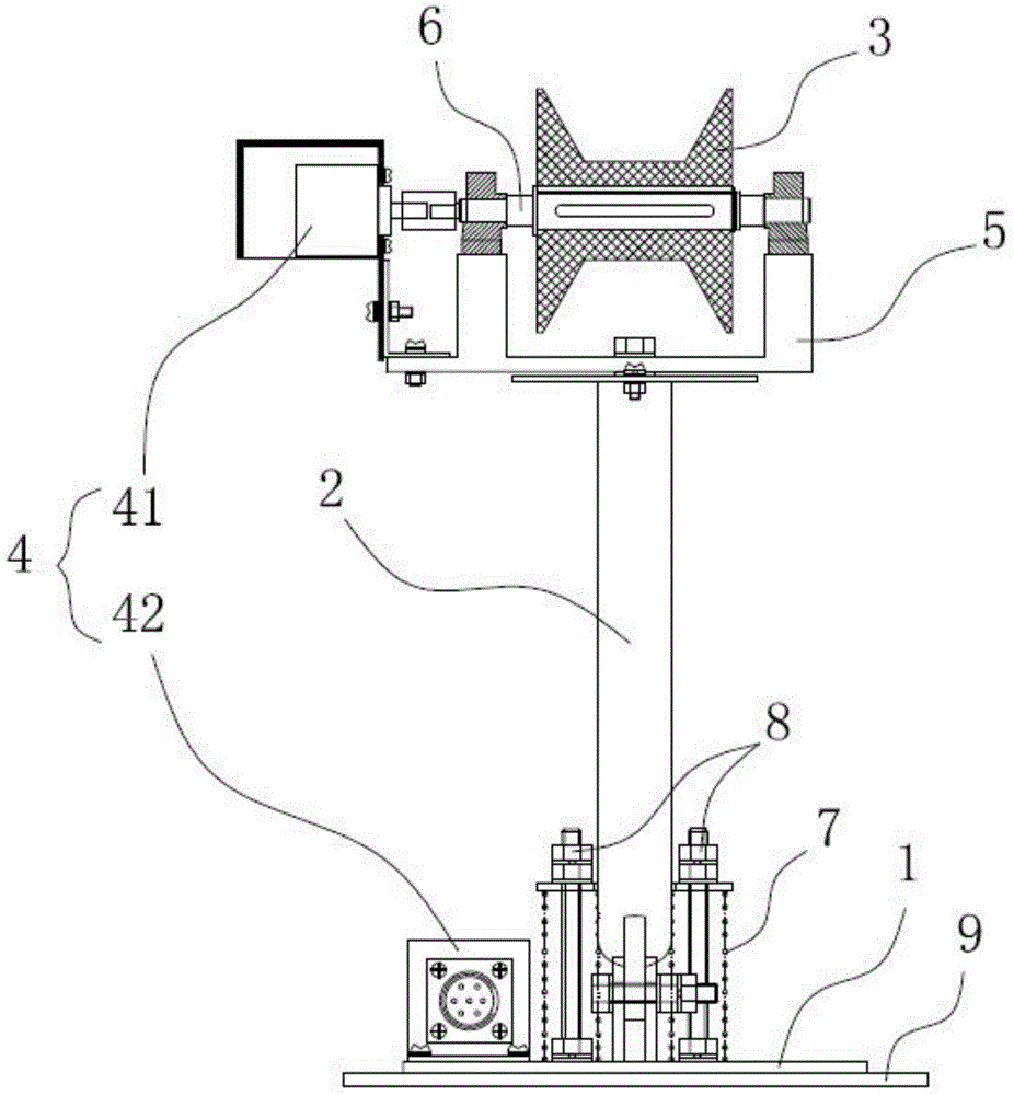 Vibration blunt depth measuring device