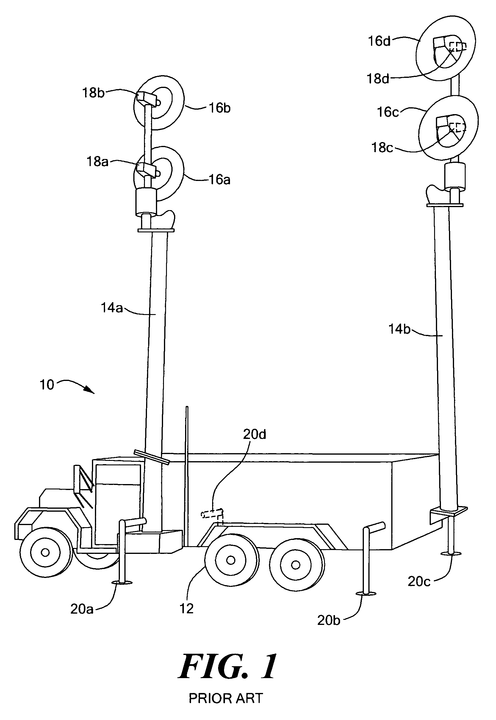 Antenna mast transport and deployment system