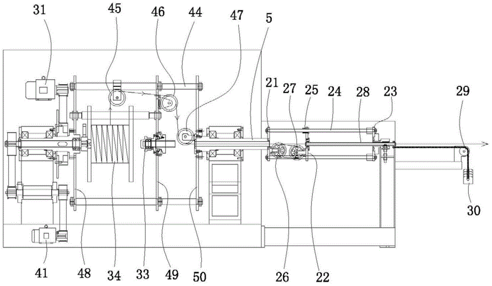 Constant-tension wire conveying mechanism and making method thereof