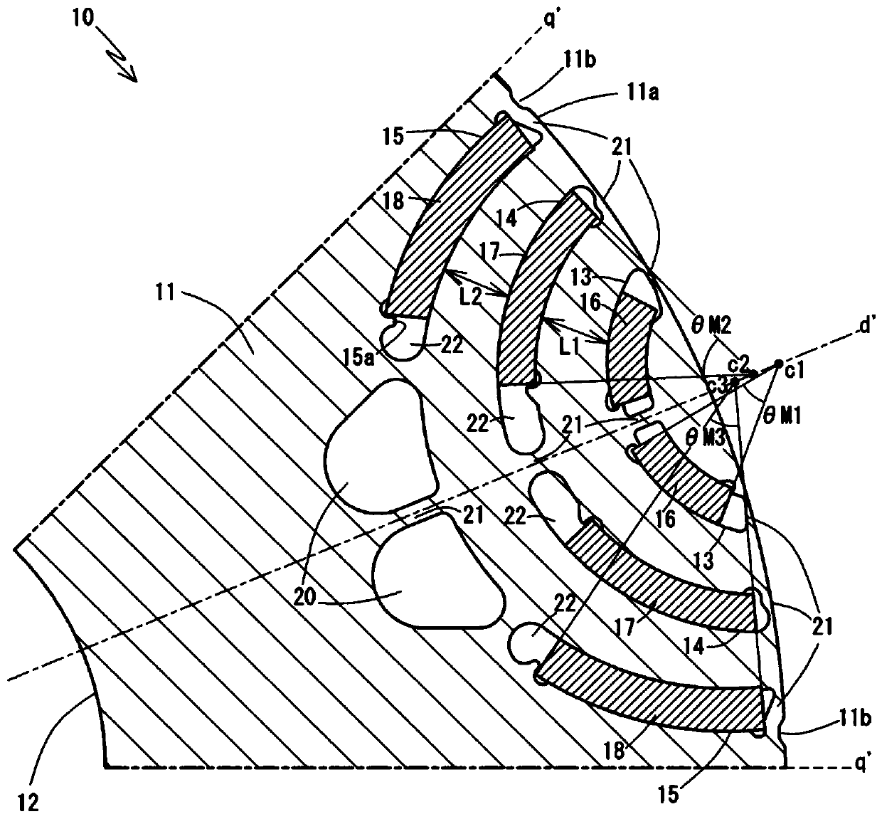 Permanent magnet rotor and rotary electric machine