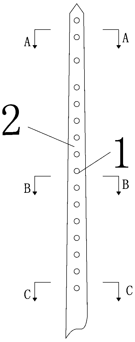 Ultramicro flexible linear deep brain electrode