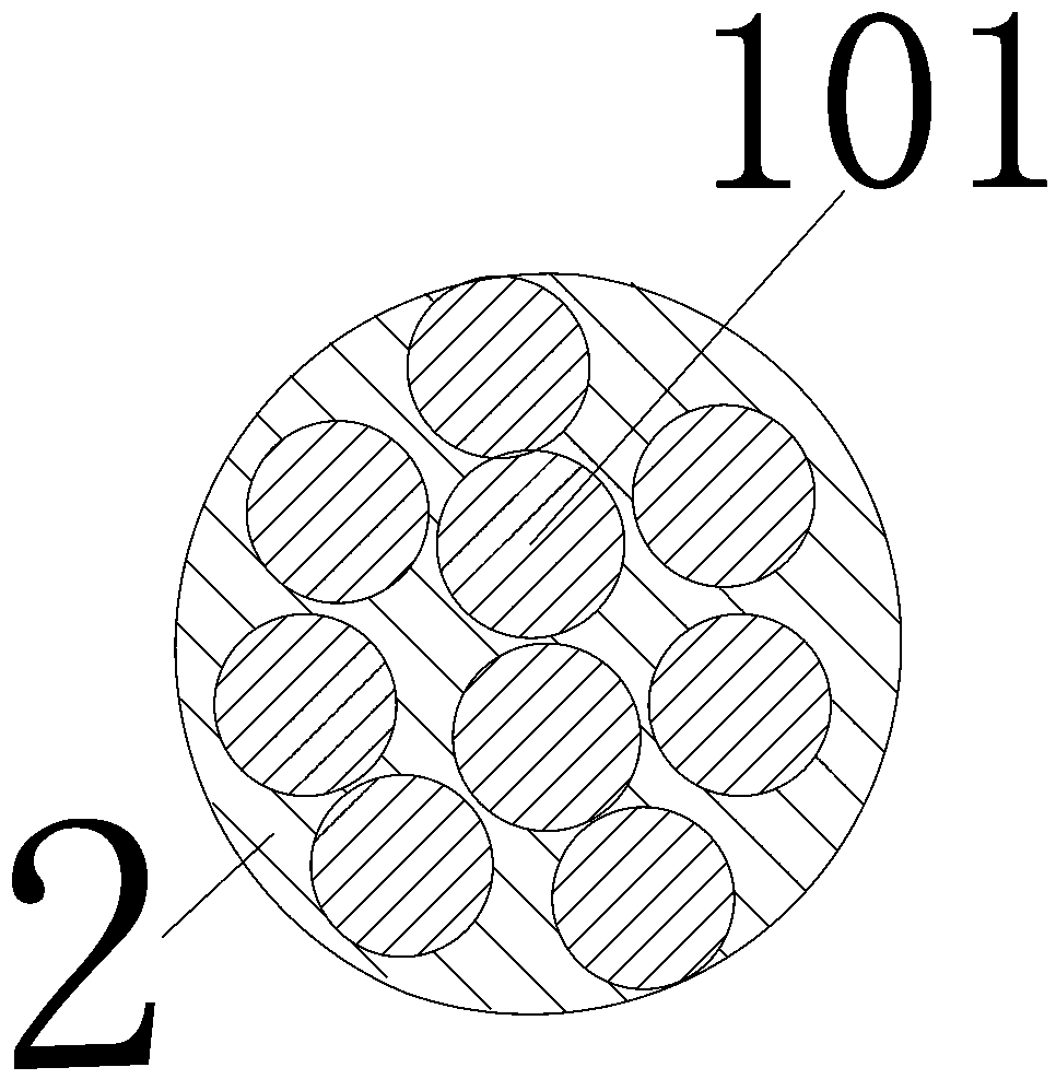 Ultramicro flexible linear deep brain electrode