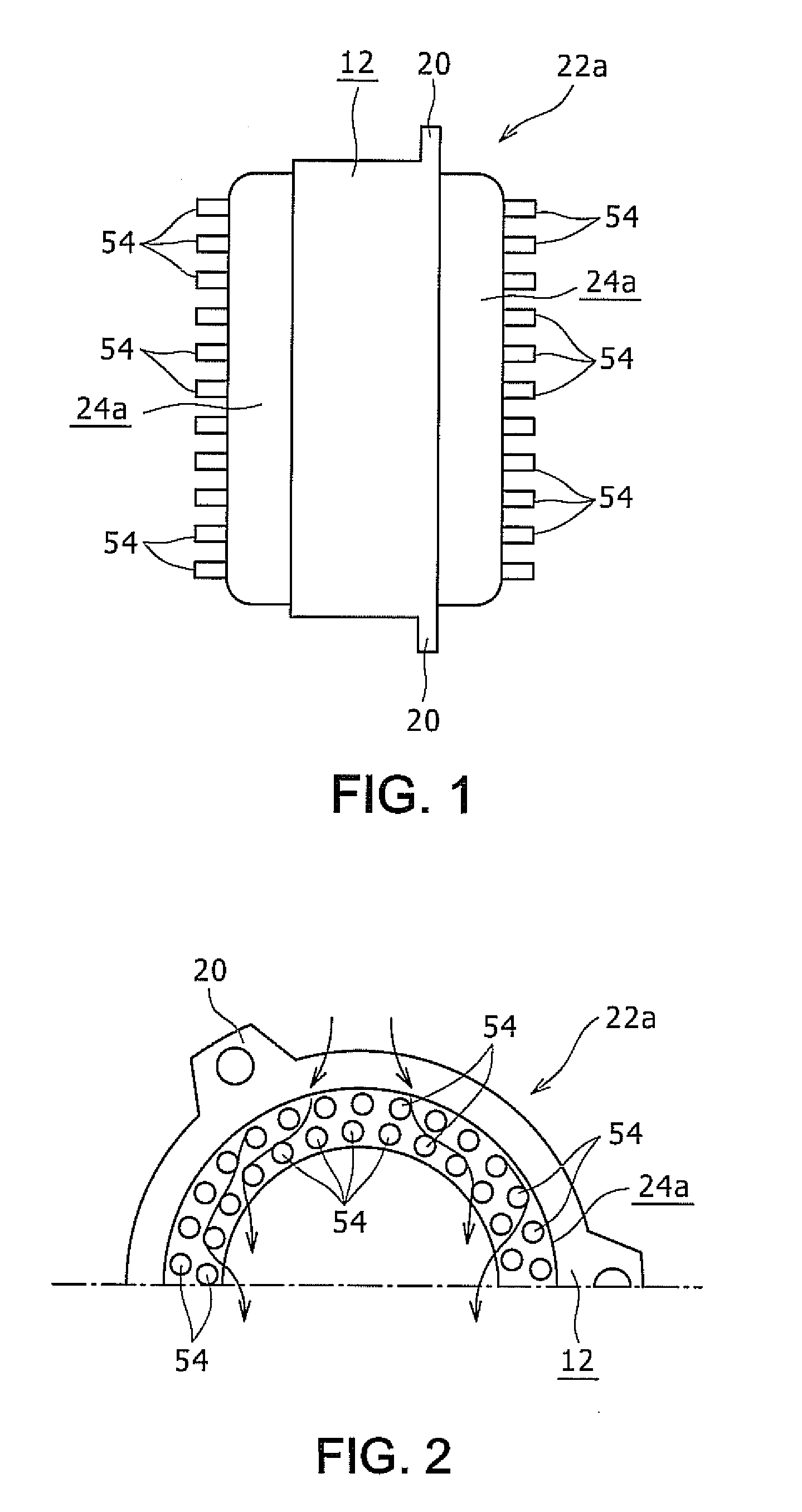 Rotating electric machine and cooling system for the rotating electric machine