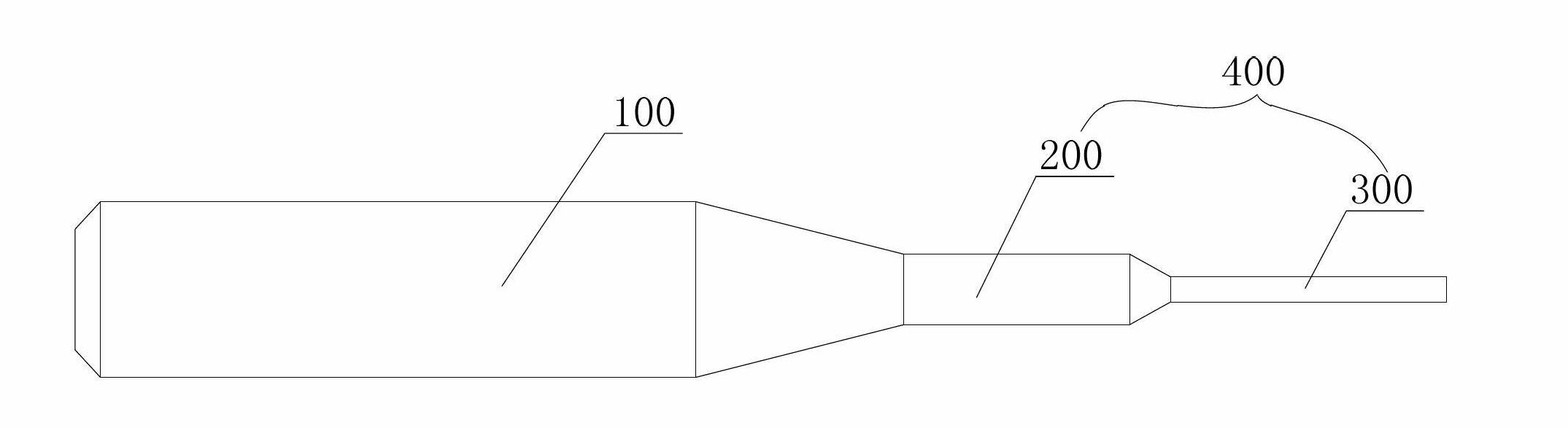 Miniature drilling bit and machining method thereof