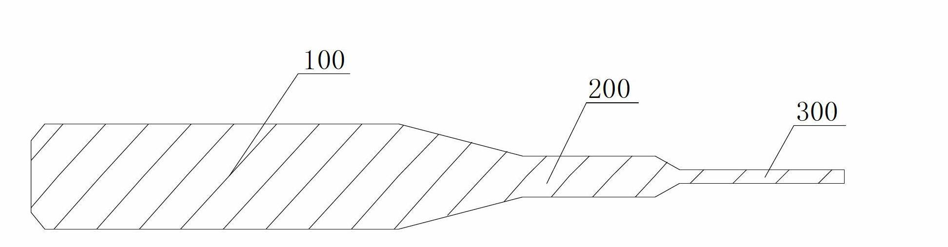 Miniature drilling bit and machining method thereof