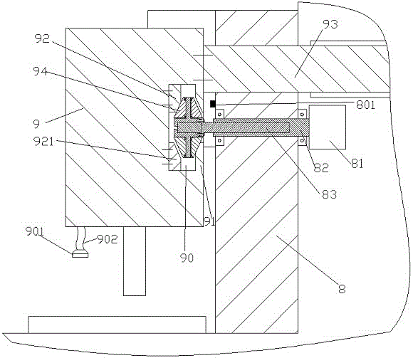 Intelligent control machining device for machining head