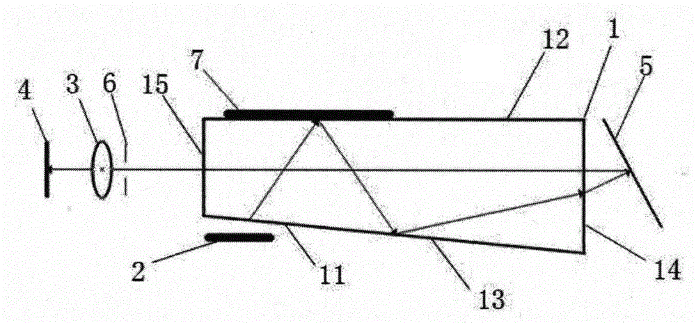 Refraction-reflection optical fingerprint sensor structure