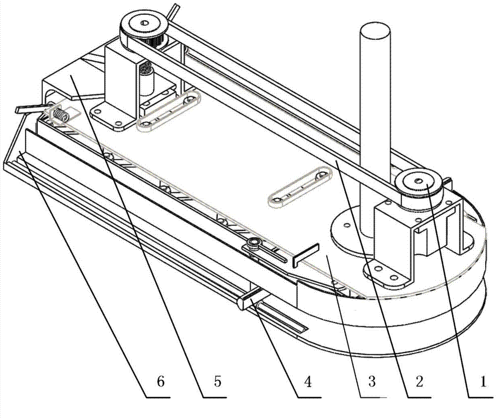 Fixture for non-woven fabric automatic sewing shoe cover machine