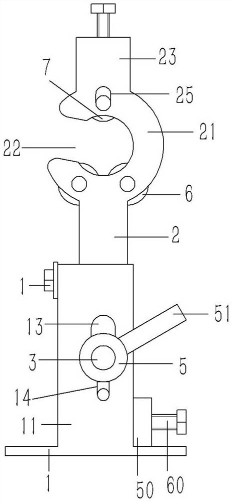 Supporting device for turning long-axis workpiece