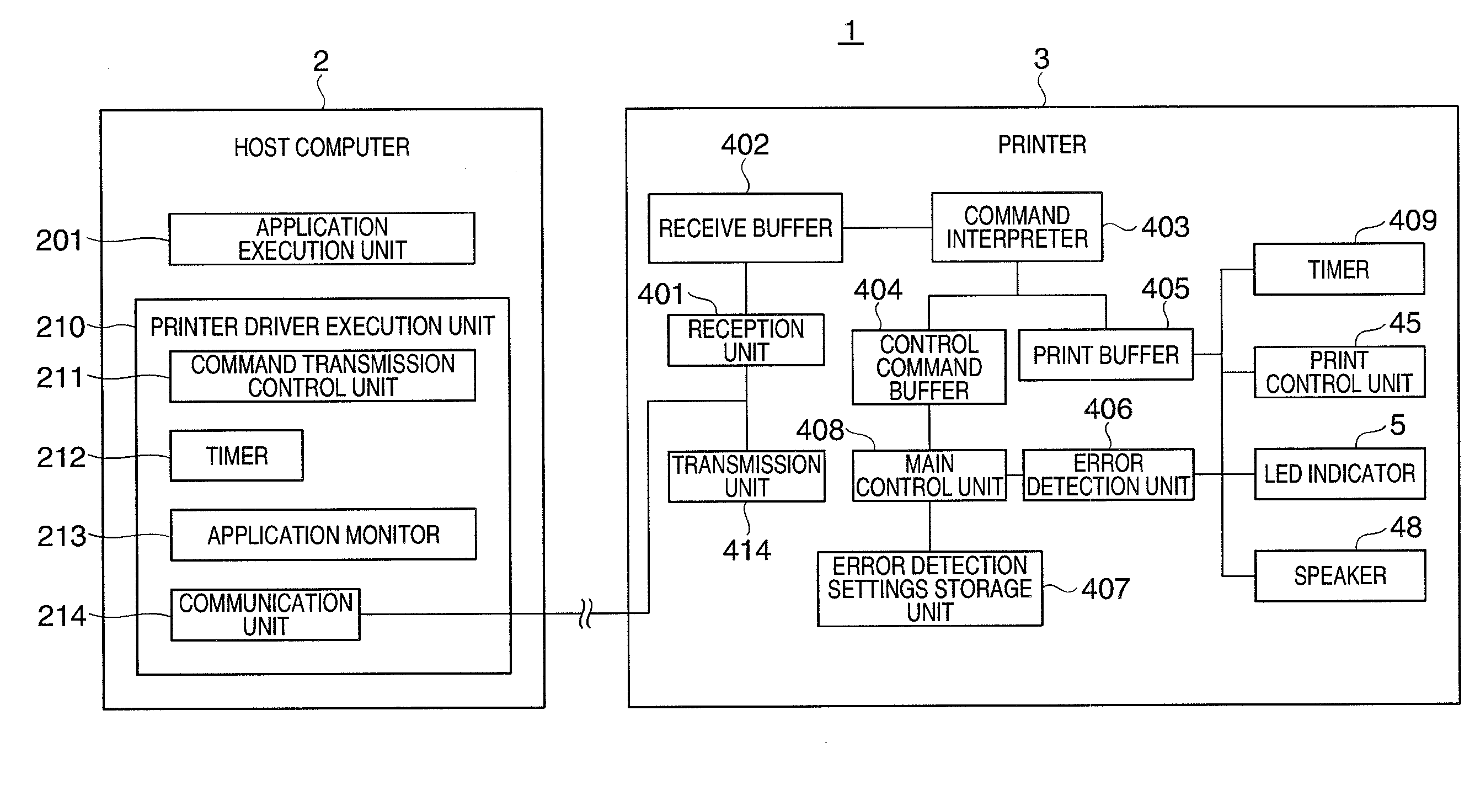 Recording control device, recording system, recording control method, and recording medium storing a program executed by a control unit that controls the recording device