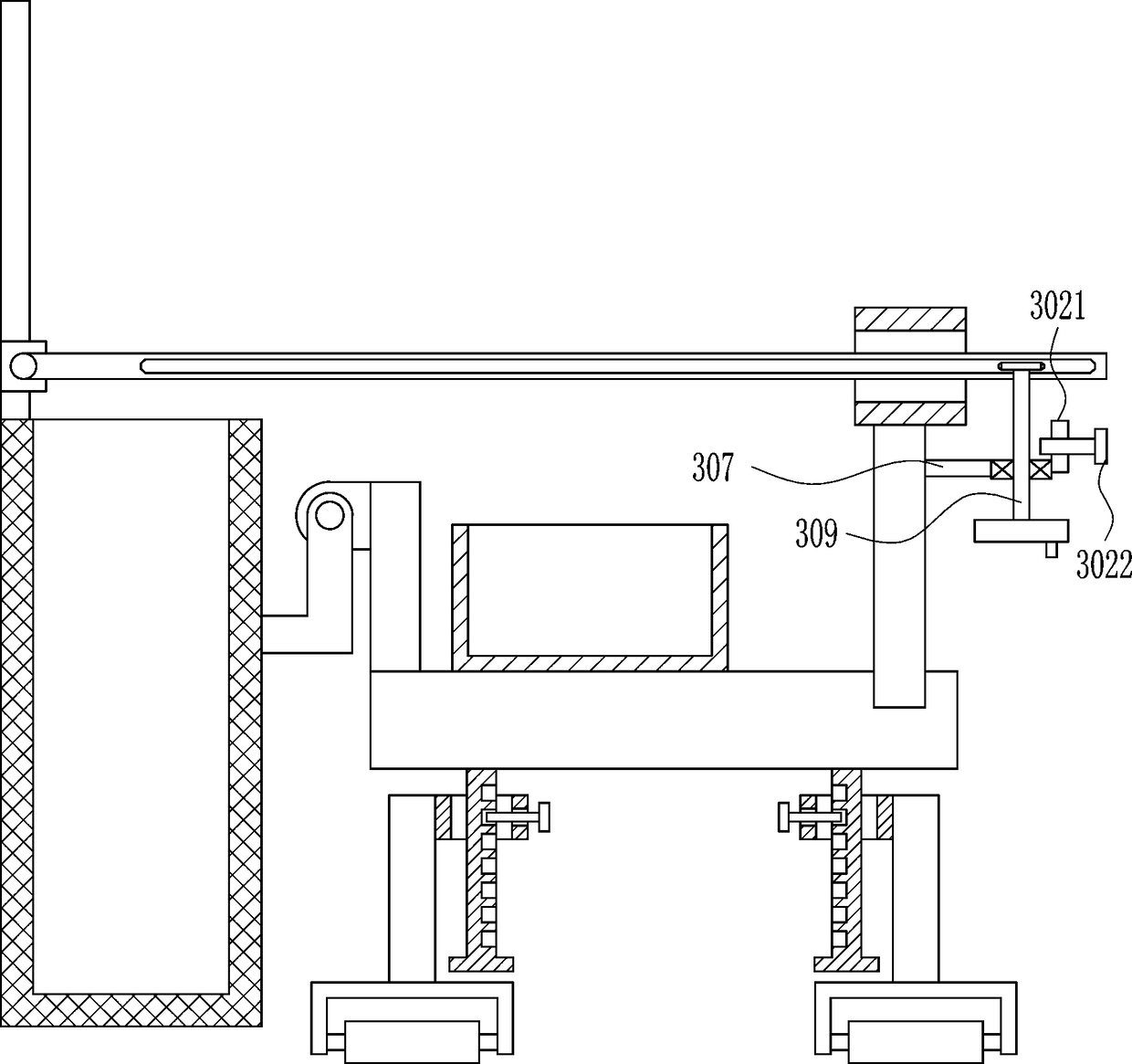 Riverside garbage salvage equipment for hydraulic engineering