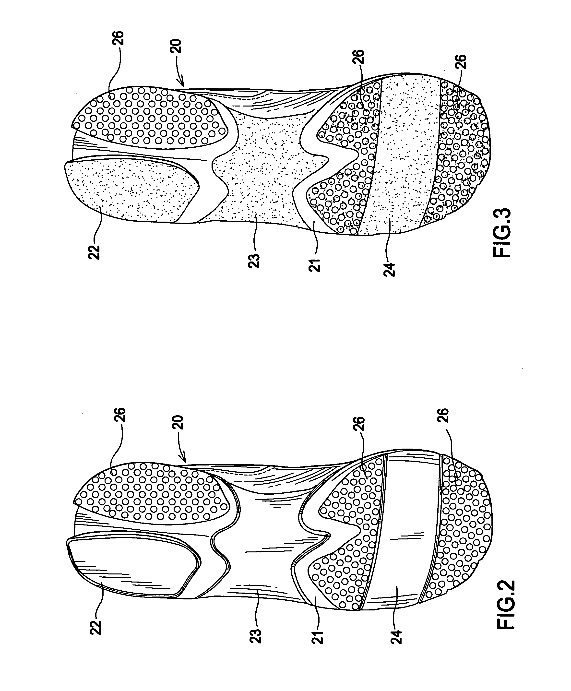 Spray-formed reinforcement for footwear